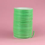 1/4" rayon raffia ribbon-100yds/roll, MATTE LIME