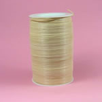 1/4" rayon raffia ribbon-100yds/roll, MATTE OATMEAL