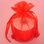 12x14" organza bag-10/pk, RED
