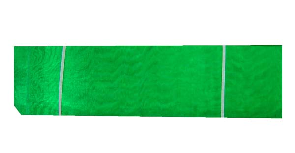 6"X25YDS/SPOOL CRYSTAL organza fabric, CRYSTAL EMERALD