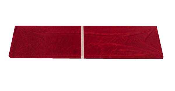 60"X25YDS organza fabric, WINE