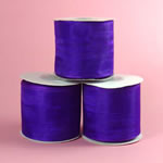 7/8" organza ribbon-25yds/roll, PURPLE HAZE