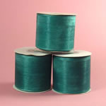 5/8" organza ribbon-25yds/roll, JADE