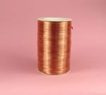 1/4" rayon raffia ribbon-100yds/roll, PEARLIZED TERRA COTTA