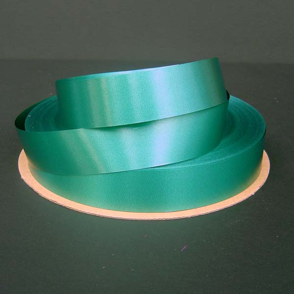 3/4" poly satin-finish ribbon-250yds/roll, FOREST
