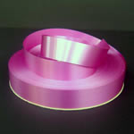 3/4" poly satin-finish ribbon-250yds/roll, ROSE