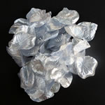 SILVER rose petal - 100/pk