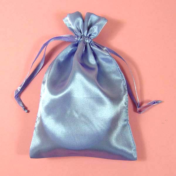 5x8" satin bag-30/pk, FRENCH BLUE