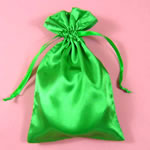 4x6" satin bag-30/pk, MOSS GREEN
