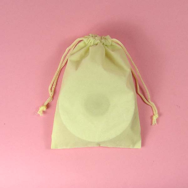 2x2-1/2" flat velour bag-25/pk, CREAM